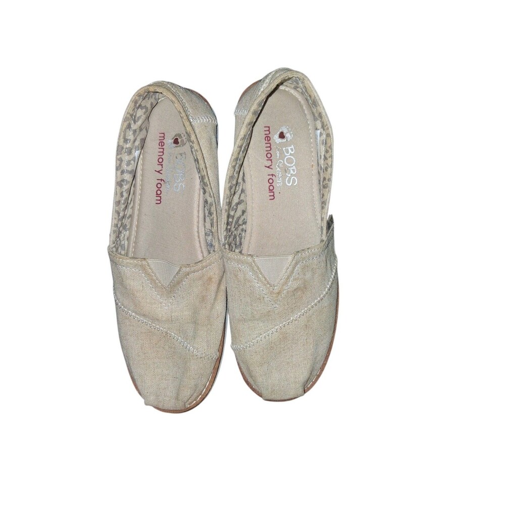 Bob's from Sketchers  Casual  Slip On Natural Color  Size 7 Women's Memory Foam
